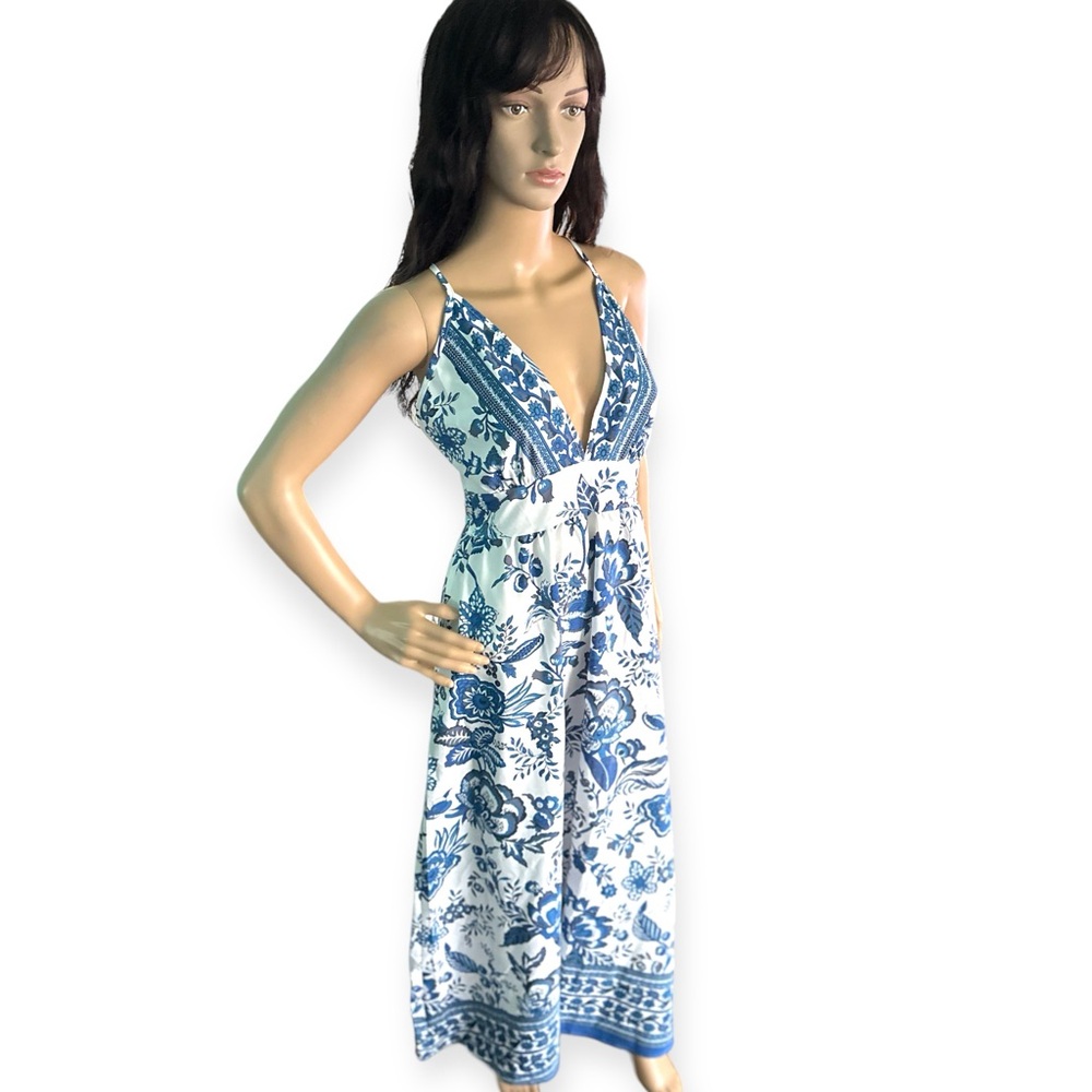 💙 Floral Long Casual Summer Dress 💙